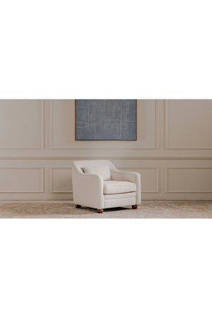   Modern European furniture - Cushioned Fabric Accent Chair - www.oroa.com | Oroa.com