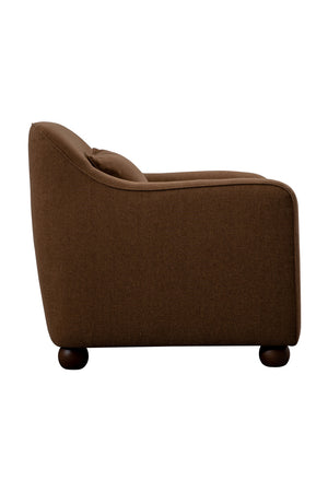   Modern European furniture - Cushioned Fabric Accent Chair - www.oroa.com | Oroa.com