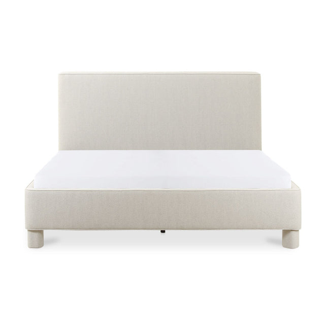 Modern European furniture - Gray Minimalist Bed - www.oroa.com