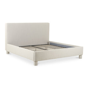 Modern European furniture - Gray Minimalist Bed - www.oroa.com