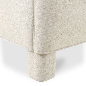 Modern European furniture - Gray Minimalist Bed - www.oroa.com