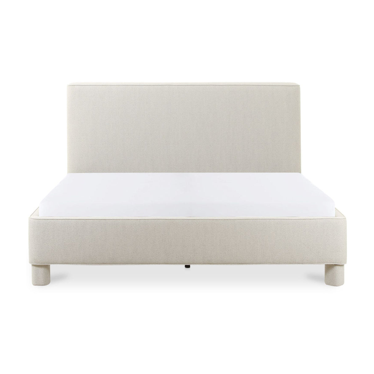 Modern European furniture - Gray Minimalist Bed - www.oroa.com