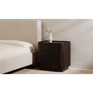 Modern European furniture - Gray Minimalist Bed - www.oroa.com