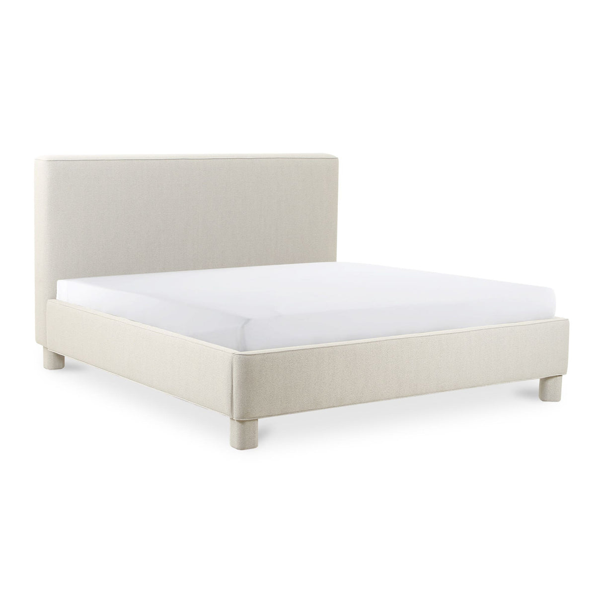 Modern European furniture - Gray Minimalist Bed - www.oroa.com