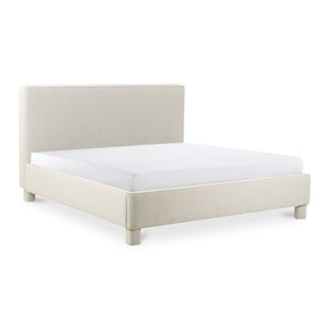 Modern European furniture - Gray Minimalist Bed - www.oroa.com