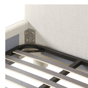 Modern European furniture - Gray Minimalist Bed - www.oroa.com