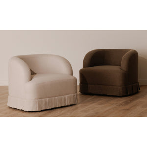 Modern European furniture - Pleated Swivel Chair - www.oroa.com
