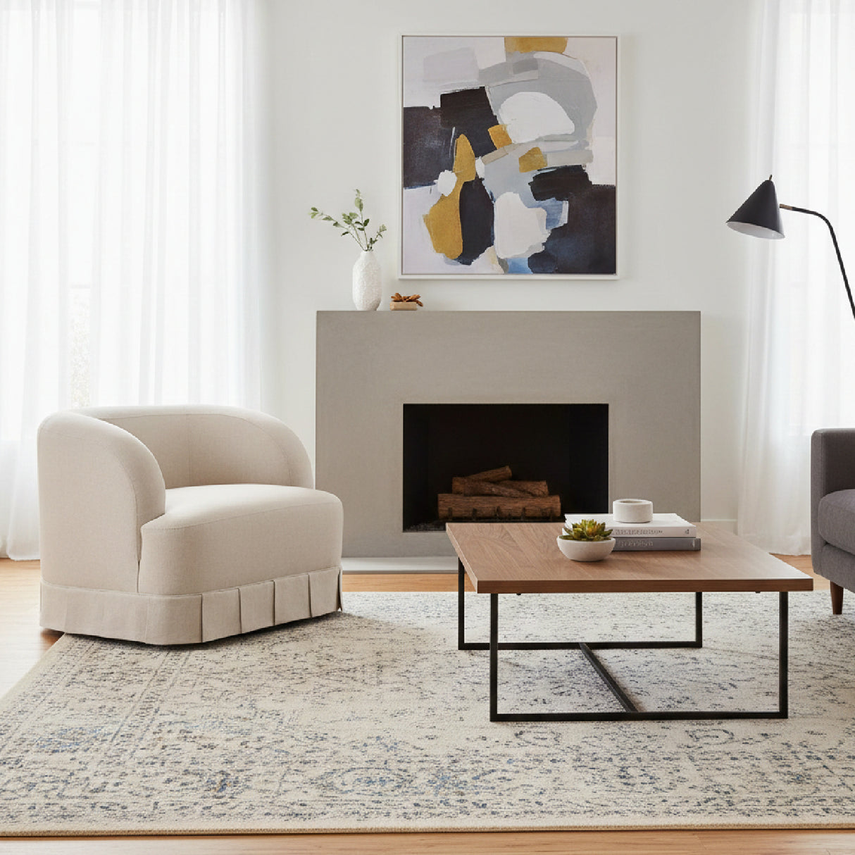 Modern European furniture - Pleated Swivel Chair - www.oroa.com