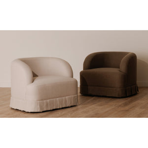 Modern European furniture - Pleated Swivel Chair - www.oroa.com