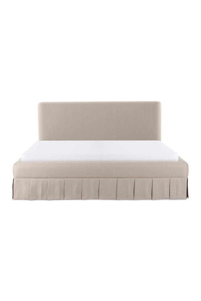 Box Pleated Bed | Novi Living Maren | Oroa.com