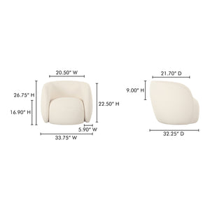 Modern European furniture - Curved Back Outdoor Accent Chair - www.oroa.com