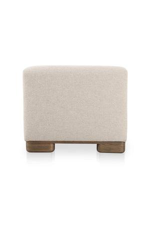 Modern European furniture - Cream Fabric Slipper Chair - www.oroa.com