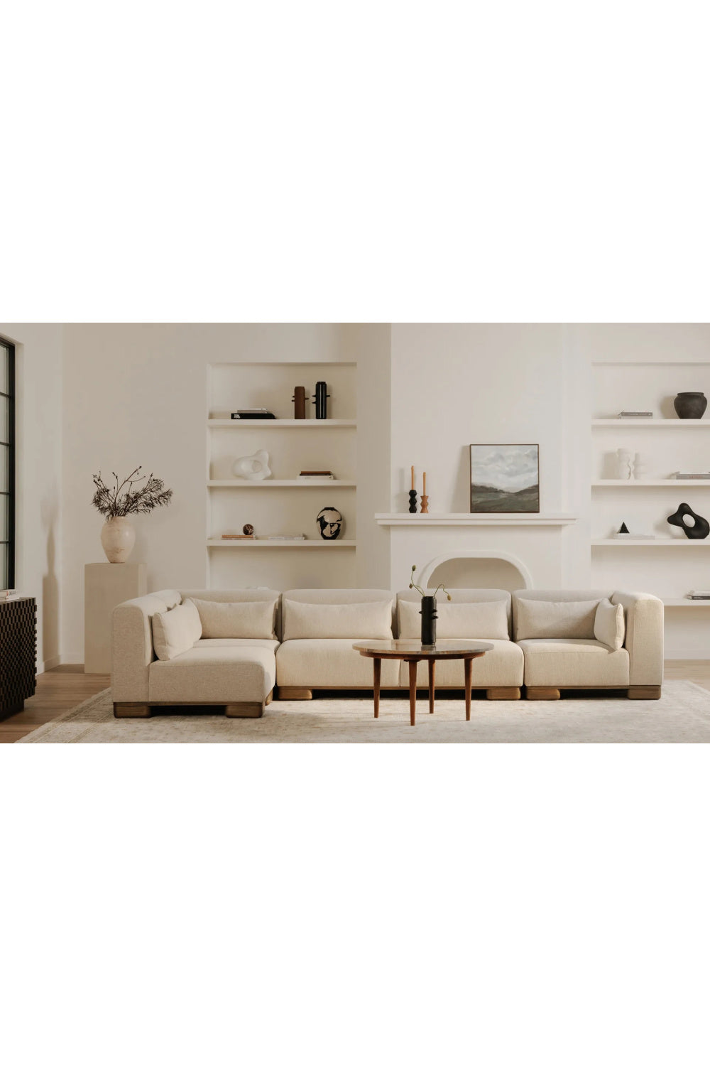   Modern European furniture - Cream Fabric Sofa - www.oroa.com | Oroa.com
