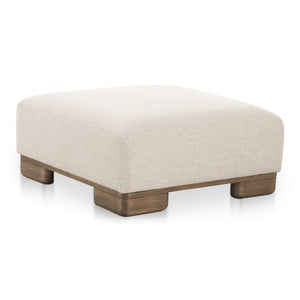 Modern European furniture - Beige Fabric Ottoman - www.oroa.com