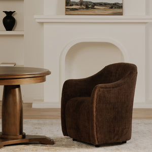 Modern European furniture - Barrel-Inspired Rolling Dining Chair - www.oroa.com