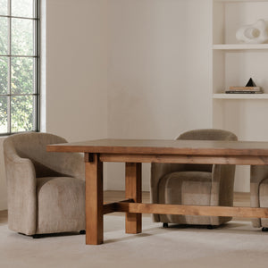 Modern European furniture - Barrel-Inspired Rolling Dining Chair - www.oroa.com