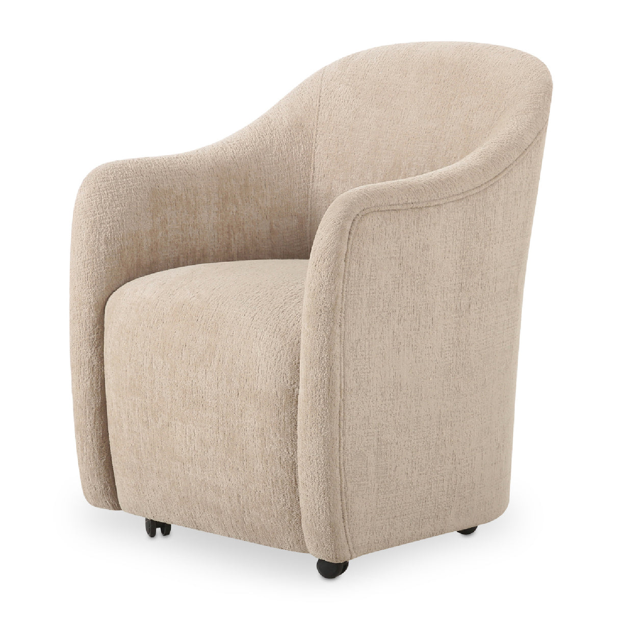 Modern European furniture - Barrel-Inspired Rolling Dining Chair - www.oroa.com