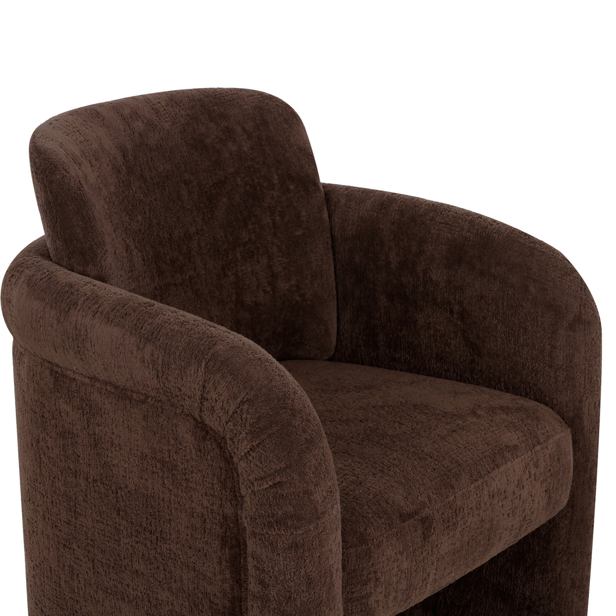 Modern European furniture - Curved Frame Rolling Dining Chair - www.oroa.com