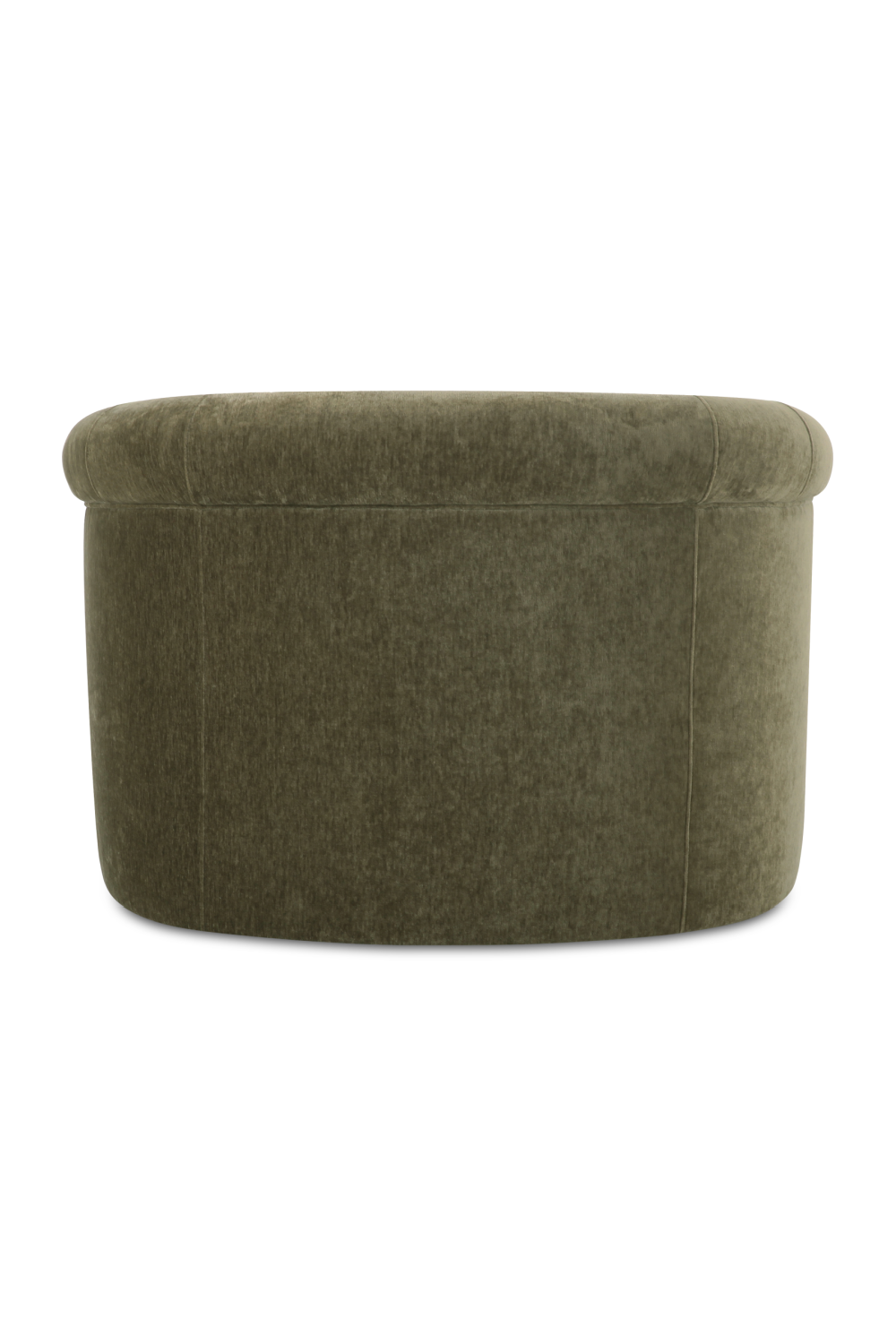 Velvet Rolled-Arm Lounge Chair | Novi Living Thora | Oroa.com