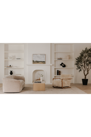 Textured Velvet Sofa | Novi Living Thora | Oroa.com