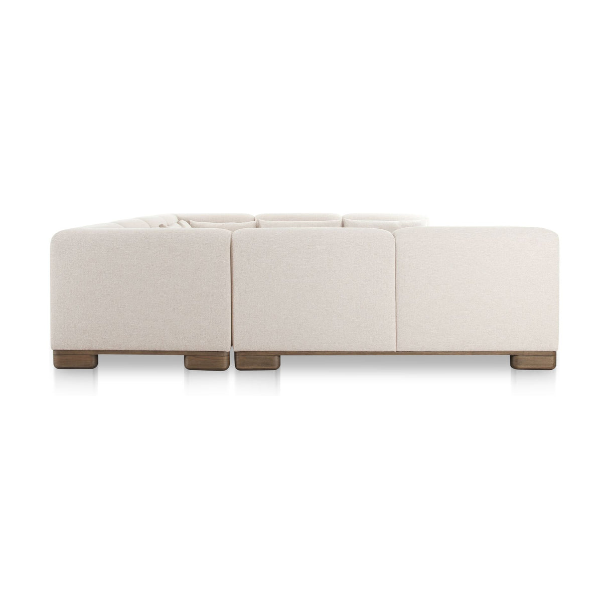 Modern European furniture - Beige U-Shaped Modular Sofa - www.oroa.com