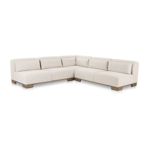 Modern European furniture - Beige Corner Modular Sofa - www.oroa.com