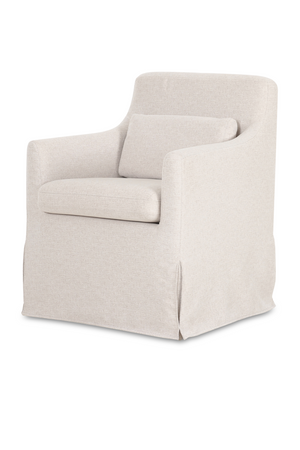 Beige Slipcover Dining Chair | Novi Living Lydia | Oroa.com