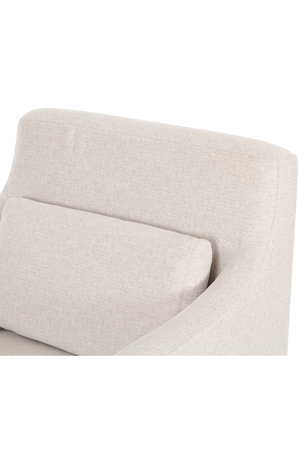 Beige Slipcover Dining Chair | Novi Living Lydia | Oroa.com