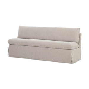 Modern European furniture - Beige Dining Bench Slipcover - www.oroa.com