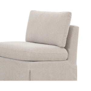 Modern European furniture - Beige Upholstered Dining Chair - www.oroa.com
