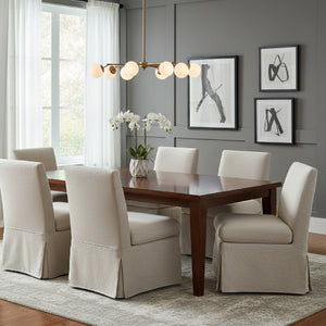 Modern European furniture - Beige Upholstered Dining Chair - www.oroa.com