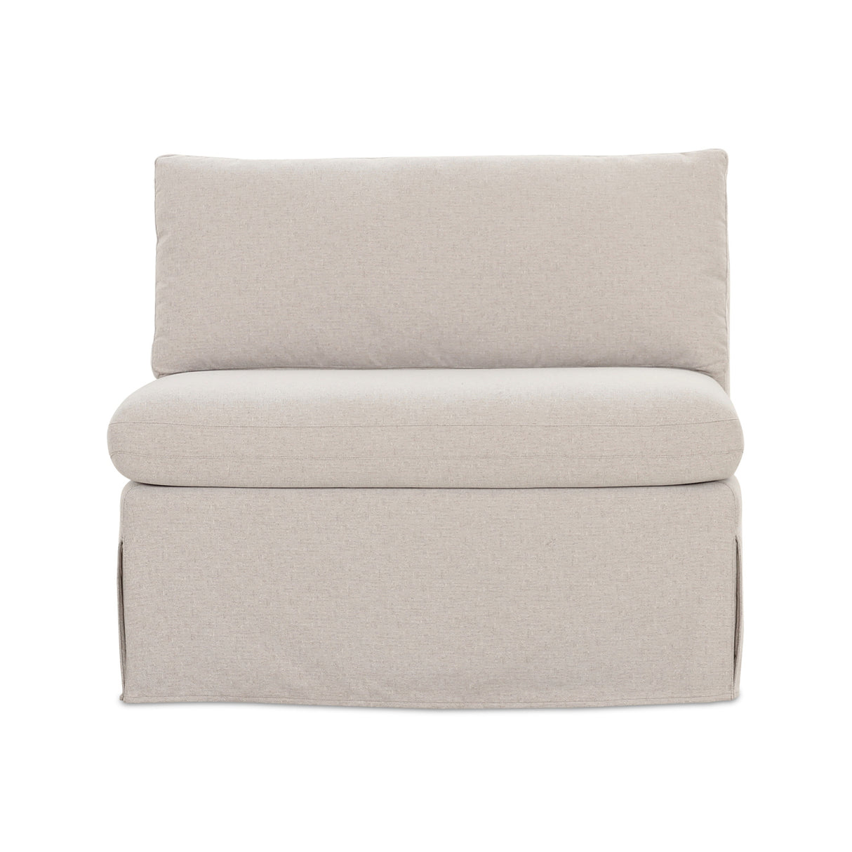 Modern European furniture - Beige Dining Chair and Half Slipcover - www.oroa.com