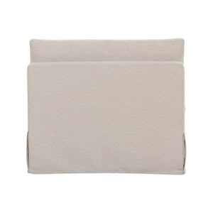 Modern European furniture - Beige Dining Chair and Half Slipcover - www.oroa.com