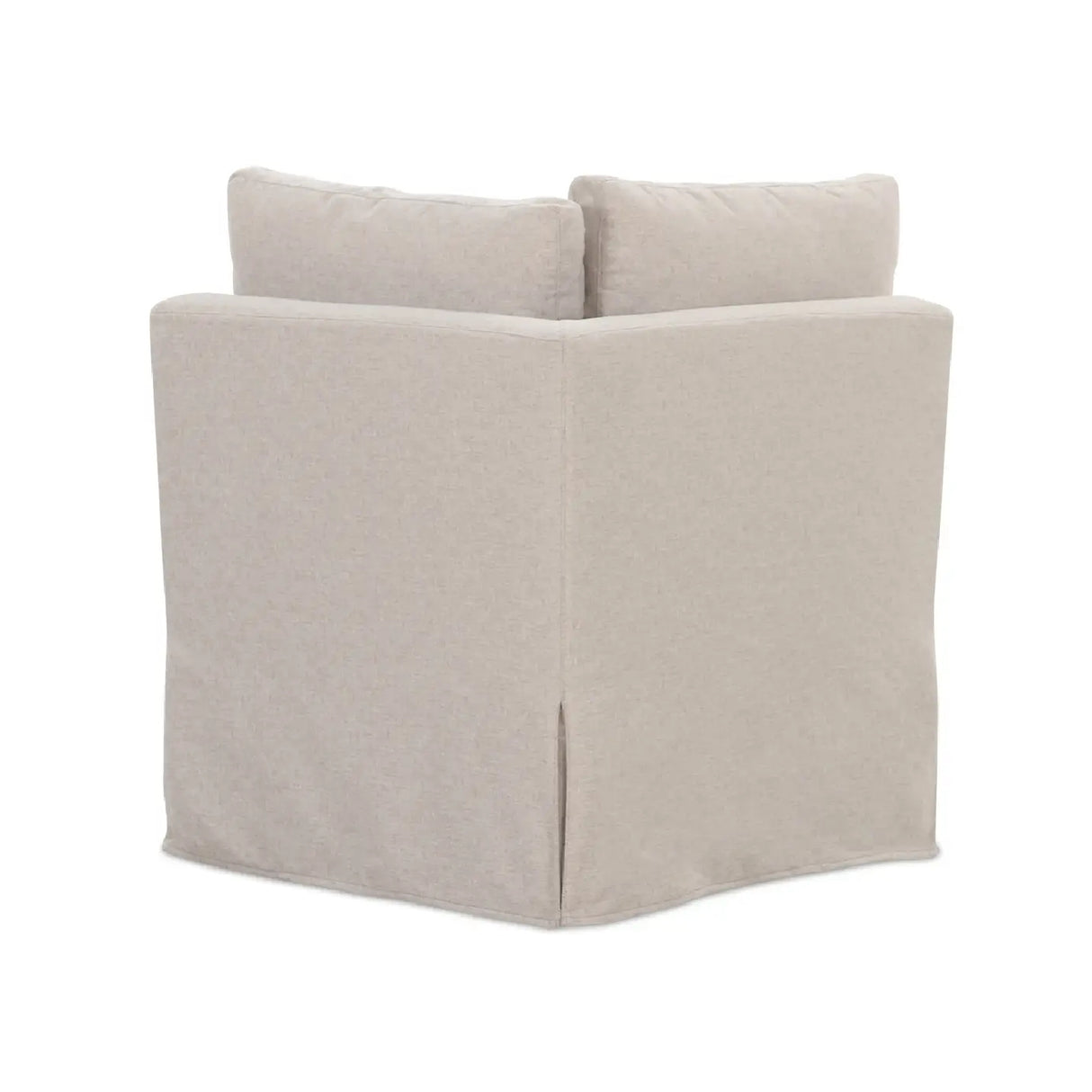Modern European furniture - Beige Corner Dining Chair Slipcover - www.oroa.com