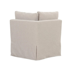 Modern European furniture - Beige Corner Dining Chair Slipcover - www.oroa.com
