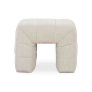 Modern European furniture - Wide Channel Detail Stool - www.oroa.com