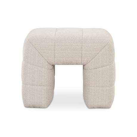 Modern European furniture - Wide Channel Detail Stool - www.oroa.com