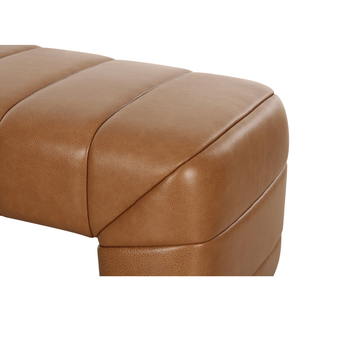 Modern European furniture - Brown Upholstered Bench - www.oroa.com