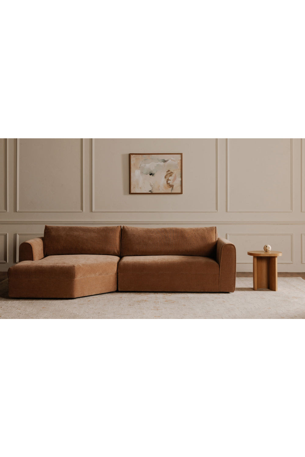 Weave Fabric Sectional Sofa | Novi Living Madrid | Oroa.com