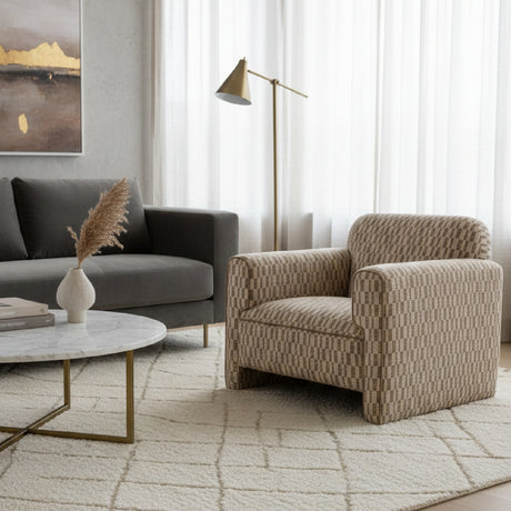 Rolled-Arm Accent Chair | Novi Living Leo