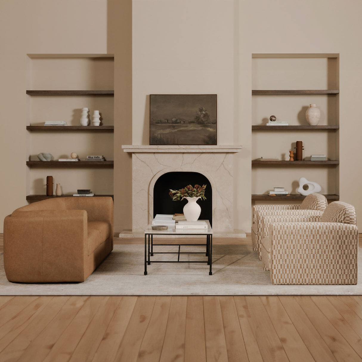 Rolled-Arm Accent Chair | Novi Living Leo