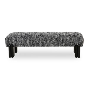 Modern European furniture - Textured Fabric Bench - www.oroa.com