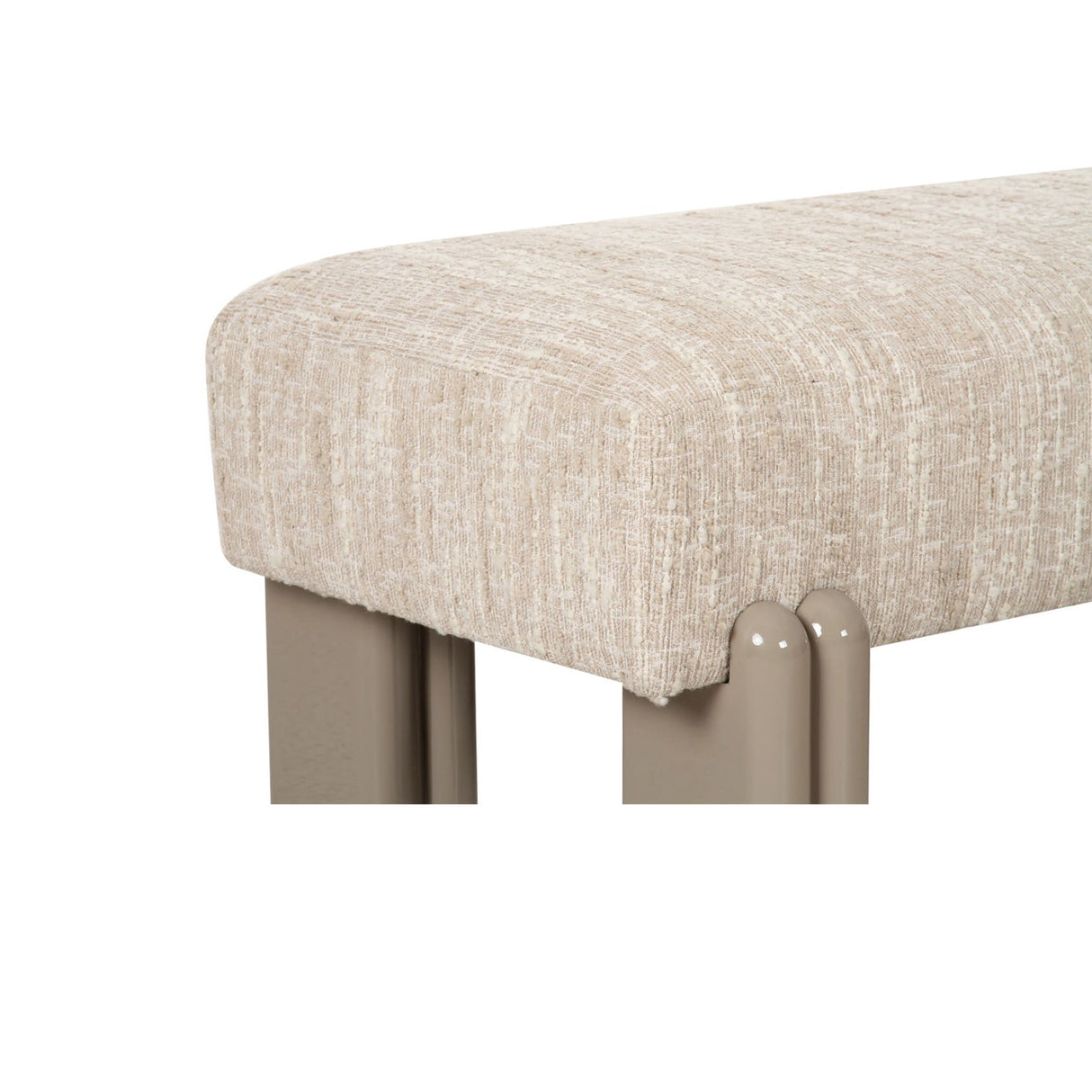 Modern European furniture - Textured Fabric Bench - www.oroa.com