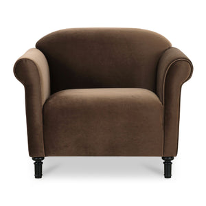Modern European furniture - Mohair Inspired Rolled-Arm Accent Chair - www.oroa.com