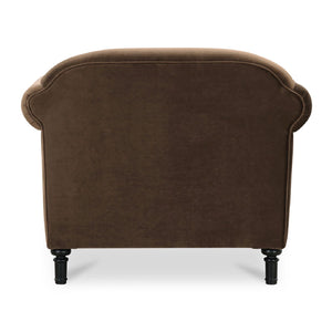 Modern European furniture - Mohair Inspired Rolled-Arm Accent Chair - www.oroa.com