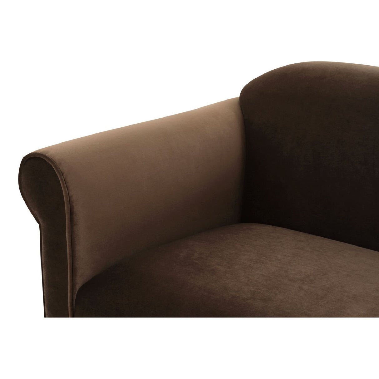 Modern European furniture - Mohair Inspired Rolled-Arm Accent Chair - www.oroa.com