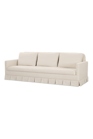 Modern European furniture - Pleated Skirt Fabric Sofa - www.oroa.com