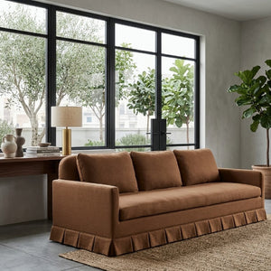   Pleated Skirt Fabric Sofa | Oroa.com
