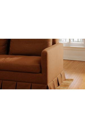 Modern European furniture - Pleated Skirt Fabric Sofa - www.oroa.com