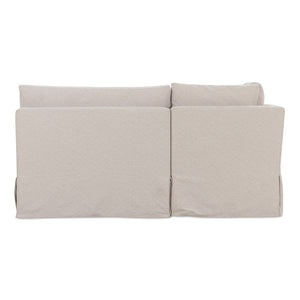   Modern European furniture - Beige U-Shaped Dining Banquette Slipcover XS - www.oroa.com | Oroa.com